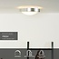 FRESH - Bathroom ceiling lamp - Ø 27 cm - 1xE27 - IP44 - Matt chrome - 79158/01/12