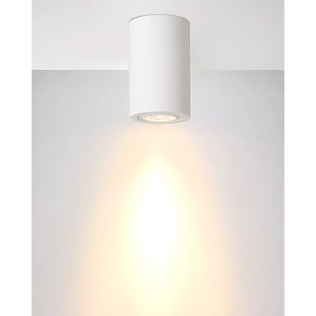 GIPSY - Plafondspot - Ø 7 cm - 1xGU10 - Wit - 35100/11/31