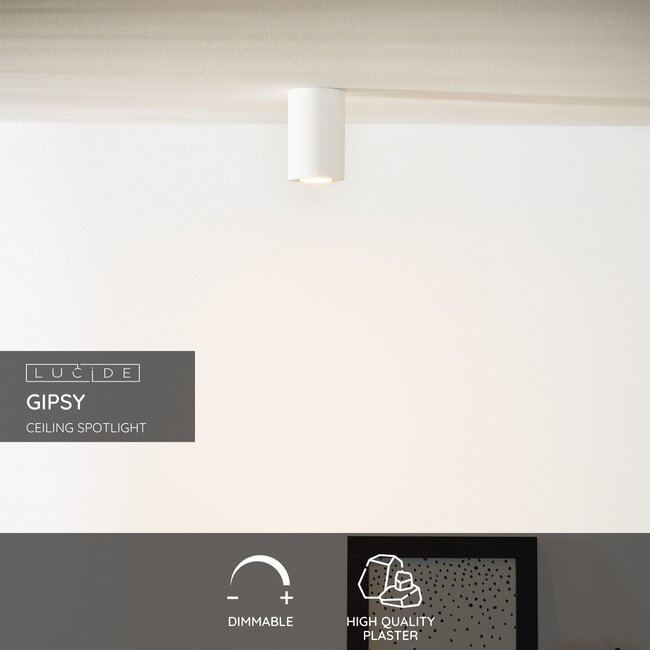 GIPSY - Ceiling spotlight - Ø 7 cm - 1xGU10 - White - 35100/11/31