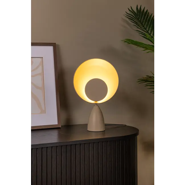 CASTAMAR - Table lamp - Ø 25.5 cm - LED - 1x8W 2100K - Taupe - 34552/03/41