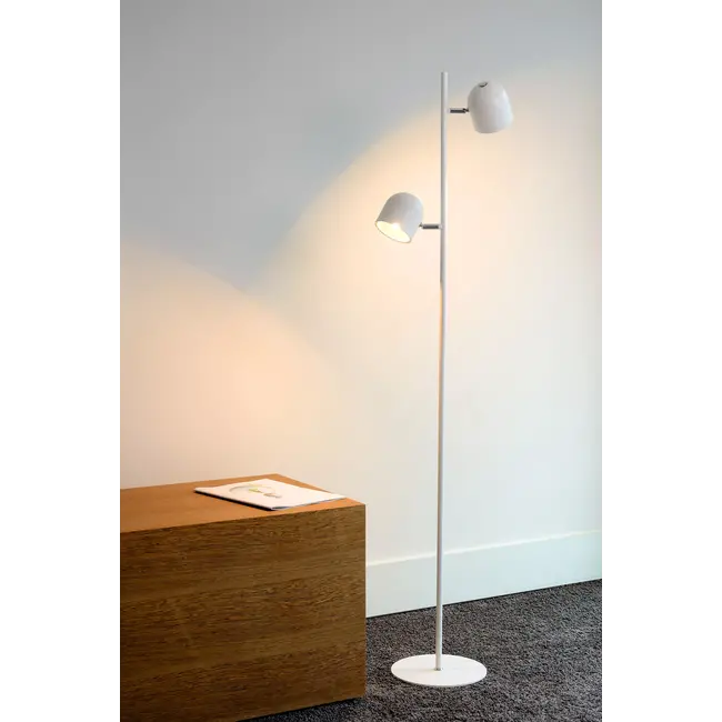 SKANSKA - Floor lamp - LED Dimb. - 2x5W 3000K - White - 03703/10/31
