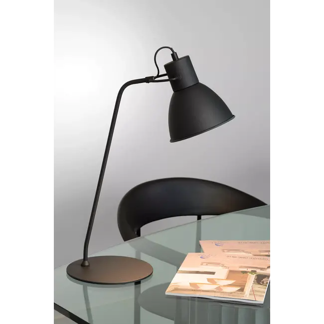 SHADI - Desk lamp - Ø 20 cm - 1xE14 - Black - 03617/01/30