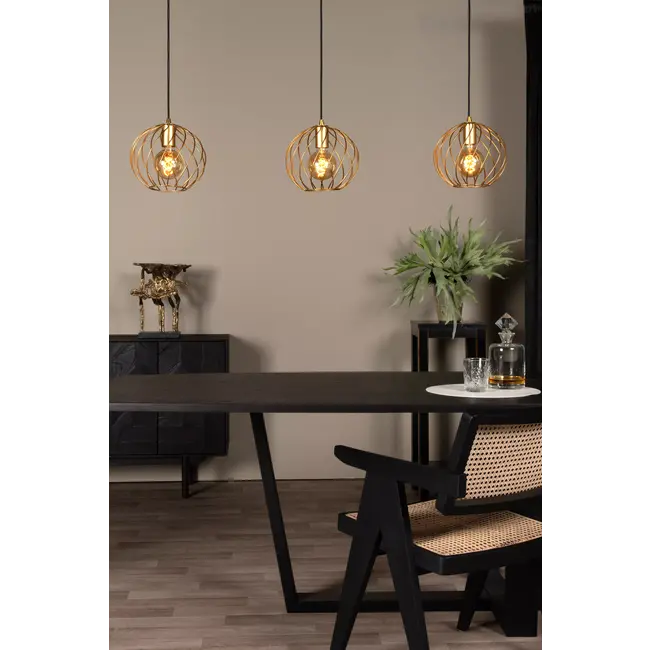 DANZA - Suspension - 3xE27 - Or mat / Laiton - 21428/03/02