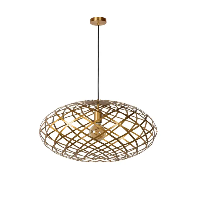 WOLFRAM - Hanglamp - Ø 65 cm - 1xE27 - Mat Goud / Messing - 21417/65/02