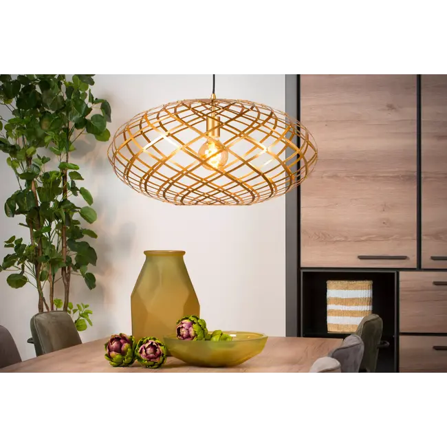 WOLFRAM - Hanglamp - Ø 65 cm - 1xE27 - Mat Goud / Messing - 21417/65/02