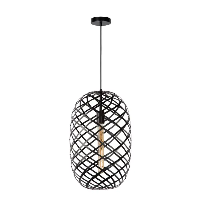 WOLFRAM - Suspension - Ø 32 cm - 1xE27 - Noir - 21417/32/30