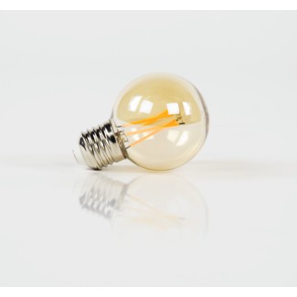 LioLights Source lumineuse LED [G60] ampoule à filament Ø6 - Ambre