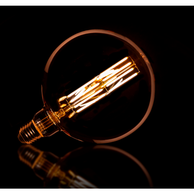 Lichtbron LED [G150] filament bol Ø15 - Amber