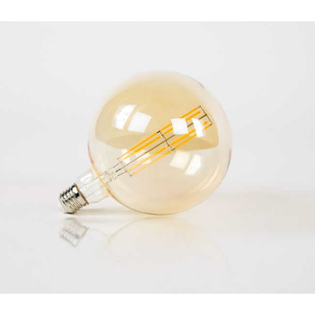 Lichtbron LED [G150] filament bol Ø15 - Amber