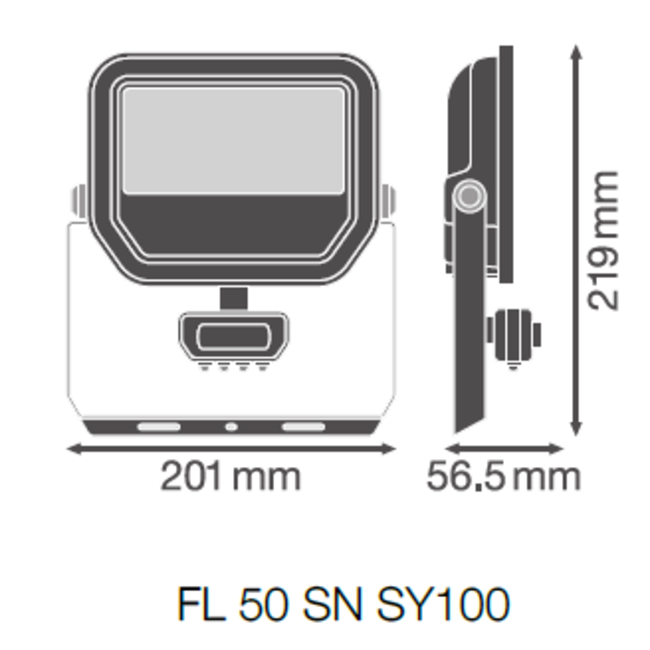 FL 50 SN P 41W 6KLM 840 PS SY100 BK