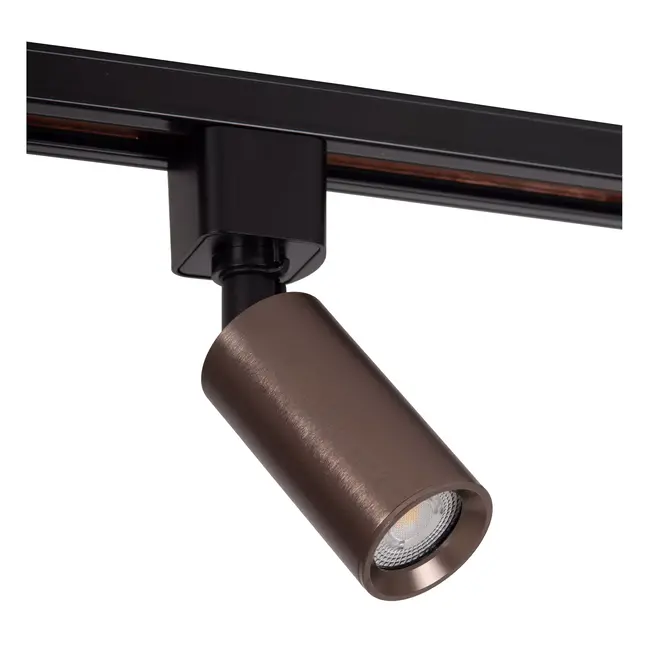 TRACK RITMO Railspot - 1-fase Railsysteem / Railverlichting - 1xGU10-MR11 - Koffie (Uitbreiding) - 09960/01/97