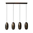 Pendant lamp 4L cosmic / Bronze antique