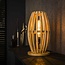 LioLights Lampe de table 1L Orbit / Manguier massif naturel
