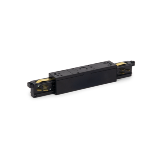 Wever & Ducré Power supply center 3-phase track | straight - Black