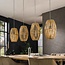 Pendant lamp 4L orbit / Solid mango natural