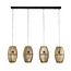 Pendant lamp 4L orbit / Solid mango natural