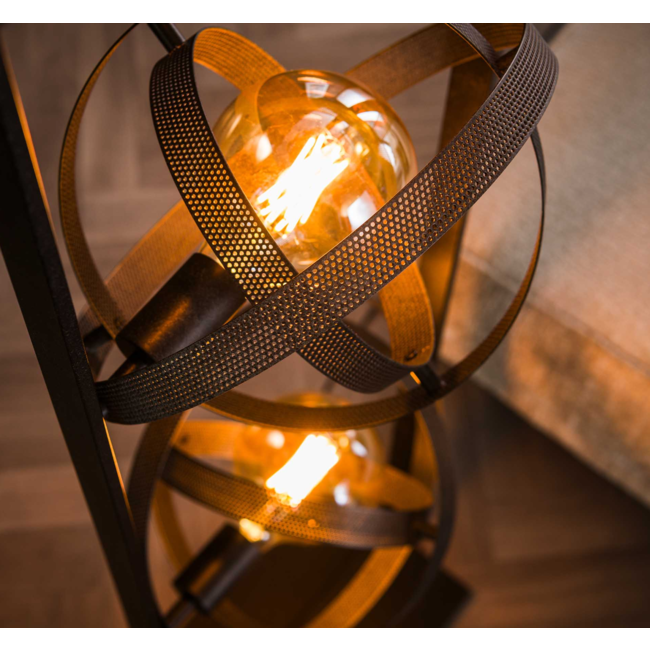 Lampadaire 3L Cosmos Mesh / Noir Artic