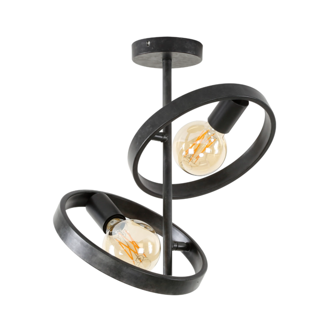 Plafondlamp 2L hover / Charcoal
