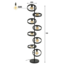 Lampadaire 8L Hover / Anthracite