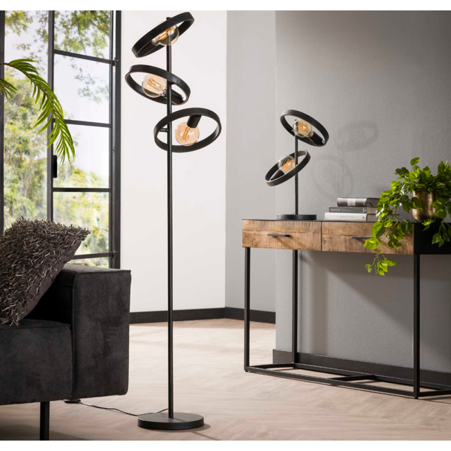 Vloerlamp 3L hover / Charcoal