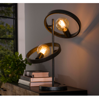 LioLights Lampe de table 2L flottante / Charbon