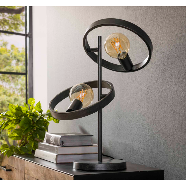 Lampe de table 2L Hover / Anthracite