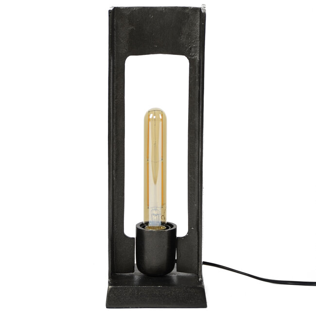 Table lamp H-profile / Black nickel