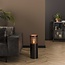 Vloerlamp Ø20 cilinder 60cm / Zwart nikkel