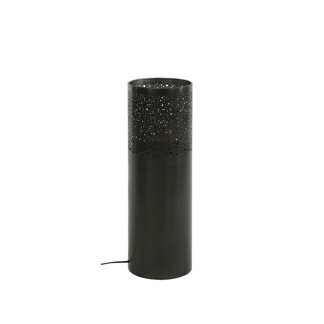 Floor lamp Ø20 cylinder 60cm / Black nickel