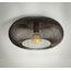 Plafondlamp Ø43 copper twist / Zwart nikkel