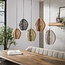 Hanglamp 5L web mix / Mat nikkel mix color