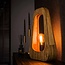 LioLights Table lamp 1L bray / Solid mango natural