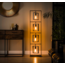 LioLights Floor lamp 4L Turn square / Charcoal
