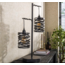 Table lamp 2L spindle / Slate gray