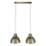 Hanging lamp 2xØ38 screen / Bronze antique