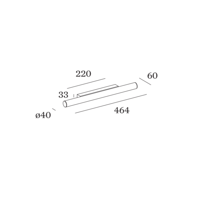 LED wandlamp Mirba 1.0 IP44