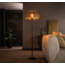 Floor lamp Ø50 armor open / Black brown