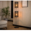 Vloerlamp 2L armor tube / Zwart bruin