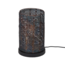 Lampe de table tube blindé / Noir marron