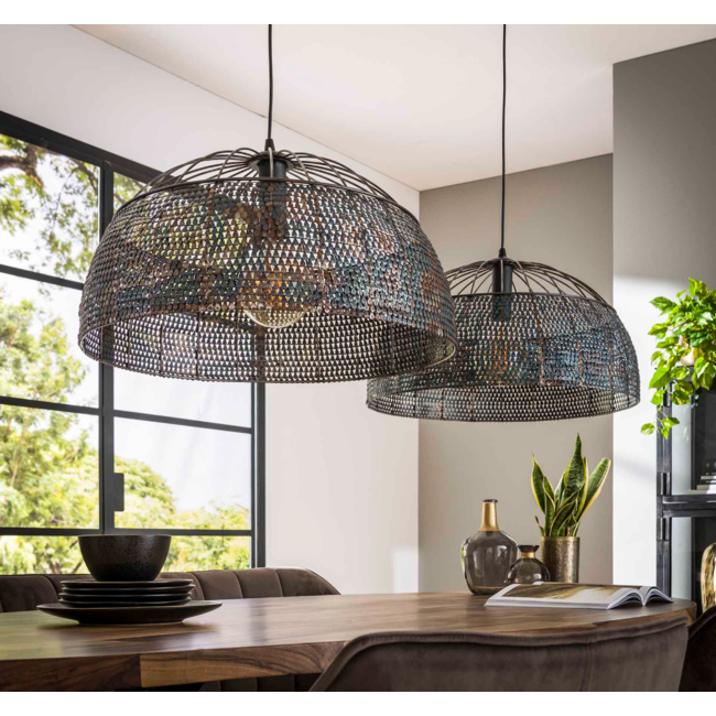 Hanglamp 2L armor Ø60 / Zwart bruin