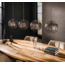 Hanglamp 4L Ø25 armor open / Zwart bruin