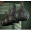Hanglamp 4L armor kegel / Zwart bruin
