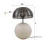 Table lamp 1L sphere natural L / Natural gray