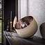 Table lamp Ø28 basket / Natural grey