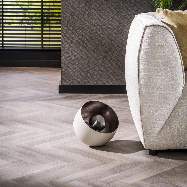 Tafellamp Ø28 basket / Natural grey