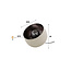 Table lamp Ø28 basket / Natural grey