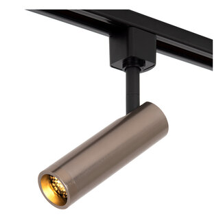 Lucide TRACK GRADO Railspot - 1-phase Rail system / Rail lighting - 1xGU10(MR11) -Gray iron (Extension)