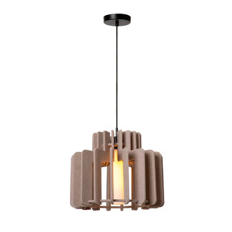 Lucide ROLLO - Hanglamp - 1xE27 - Taupe