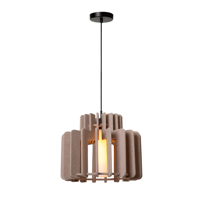 ROLLO - Pendant lamp - 1xE27 - Taupe - 45491/40/41