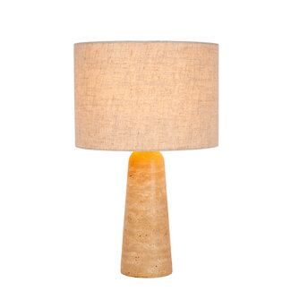 Lucide NIMUE - Lampe de table - Ø 30 cm - 1xE27 - Taupe